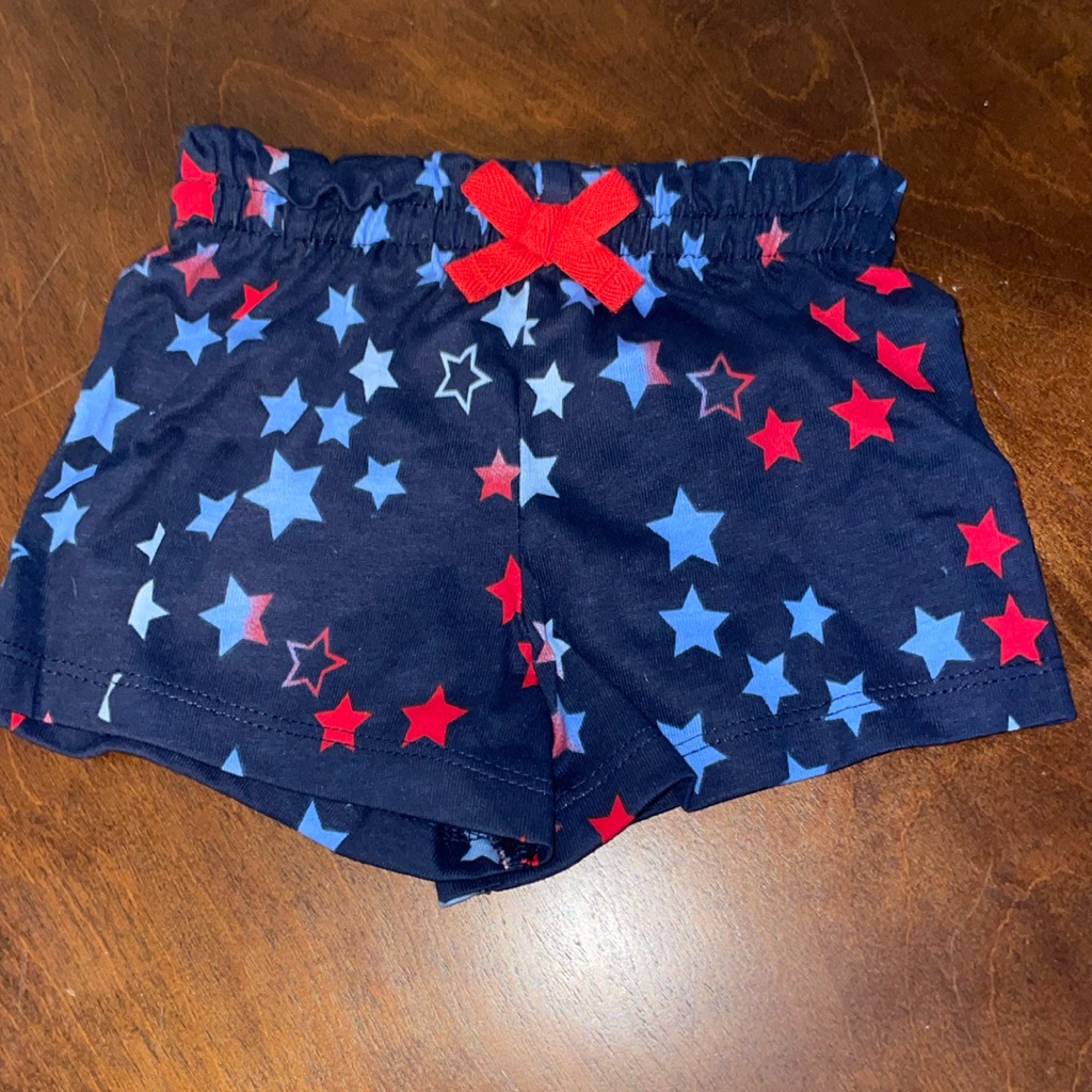 Garanimals 0-3 Month Infants Navy Blue Shirts With Allover Stars